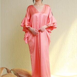 Elegant Pink Maxi Dress